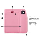 Fujifilm Instax Mini SE Instant Camera with Bonus 10 Pack Mini Film, Pink (Value Pack)
