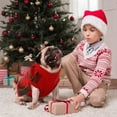 thumbnail image 6 of ROZKITCH Classic Dog Christmas Sweaters Puppy Festival Winter Turtleneck Knitwear Vest Red Green Plaid Dog Sweater for Small Medium Dogs Cats, 6 of 9