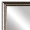 thumbnail image 2 of Frame My Mirror Framed Wall Mirror - Pewter 20" x 54" Mirror - Ideal for Bathroom, Wall Decor, Bedroom and Livingroom - Moisture Resistant with Safety Backing - Crenshaw Design, 2 of 10