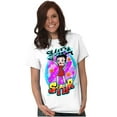 thumbnail image 3 of Betty Boop Air Brushed Supastar Women's Graphic T Shirt Tees Brisco Brands X, 3 of 5