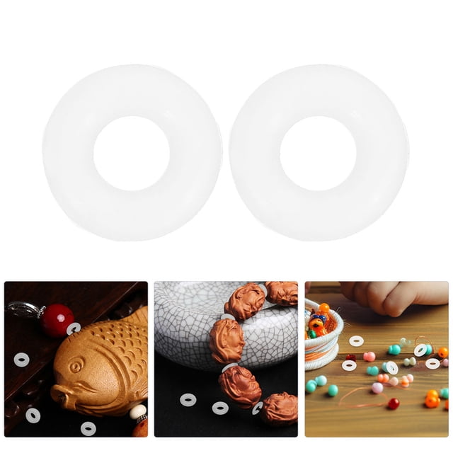 WHAMVOX 200Ud Círculos Posicionadores De Silicona Para Crear Joyería Con Antideslizante