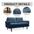 thumbnail image 2 of Saint Birch Hana Upholstery Loveseat - Blue, 2 of 9