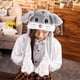 thumbnail image 1 of Lindo juguete con un mechón de gorro de actividad con orejas largas, gorro con bolsa de aire con orejas de conejo, regalo infantil para mujeres en otoño e invierno., 1 of 1