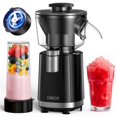 thumbnail image 1 of QIBOX Snow Cone Machine & Smoothie Blender 2 in 1, 700W Powerful Shaved Ice Machine Slushine Machine, Healthy Frozen Drink Maker with Stainless Steel, 1 of 9