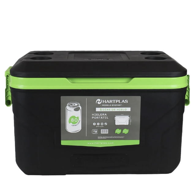 Hielera Hartplas Everest Capacidad 52 Qt 49.2 Litros verde G