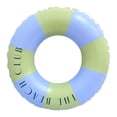 thumbnail image 2 of Siruishop Swimming Ring Holiday Outdoor River Party Summer Raft Inflatable Pool Floats Blue Green, 2 of 8