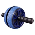 thumbnail image 2 of Ab Roller Wheel for Core Strength Training - 11.81 Inch Abdominal Exercise Wheel with Knee Pad - Home Gym Equipment for Abs, Arms & Back Workout - Blue Steel & Plastic Construction Akmoler, 2 of 9