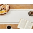thumbnail image 4 of Dalrosia Burlap Style Farmhouse Table Runner, 13 x 72 Inch, Rustic Geometric Hollow Table Runners 72 Inches Long for Dresser Table, 4 of 4