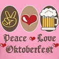 thumbnail image 3 of CafePress - Peace Love Oktoberfest Women's Dark T Shirt - Women's Traditional Fit Dark T-Shirt, 3 of 4