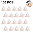 thumbnail image 1 of Pinces à Câble Ajustables Porte-Fil Autocollant Organisateur de Câbles Pinces à Fil Adhésives, Noir, Lot de 100, 1 of 5