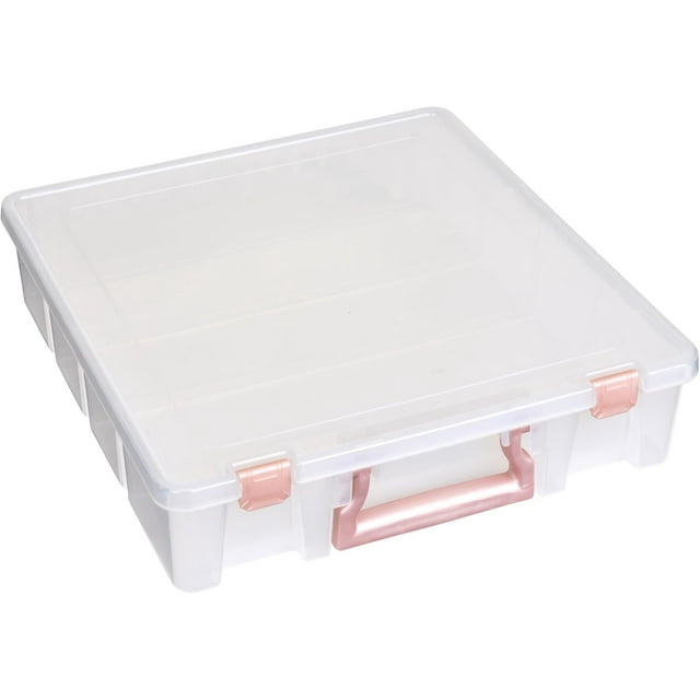 Super Satchel Compartment BoxPlastic Art and Craft Supply Storage Container AB unit