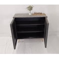 thumbnail image 4 of Handmade Bone Inlay Cabinet: Geometric Pattern Storage Unit, 4 of 6