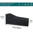thumbnail image 2 of Housse de Chaise Longue Imperméable pour Jardin Extérieur 200x70x40cm, 2 of 5