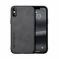 thumbnail image 3 of Luxury Leather Case for iPhone XS/X, Magnetic Attraction Inside Silky Feel Protective Cover for iPhone XS/X (5.8 Inch),Darkgray, 3 of 8