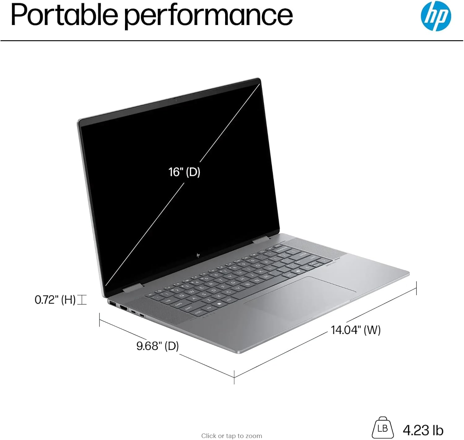 HP ENVY X360 16" Touch 2-in-1 Laptop, Intel Core Ultra 5-125U (12 Cores, Up to 4.3GHz), 16GB DDR5 RAM, 512GB SSD, Arc Graphics, Wi-Fi 6E, Bluetooth 5.3, USB-C, Thunderbolt 4, HDMI 2.1, Windows 11