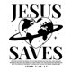 thumbnail image 2 of Manfinity Hypemode Jesus Saves Shirt 90s Aesthetic Christian Streetwear Shirt Faith Based Clothing Love Bible Verse T Shirts Y2K Planet Earth Graphic Tee, 2 of 7