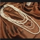 thumbnail image 2 of Collar de perlas, moda coreana, joyería retro europea americana, collar largo multicapa, cadena de lana para mujer, 2 of 3
