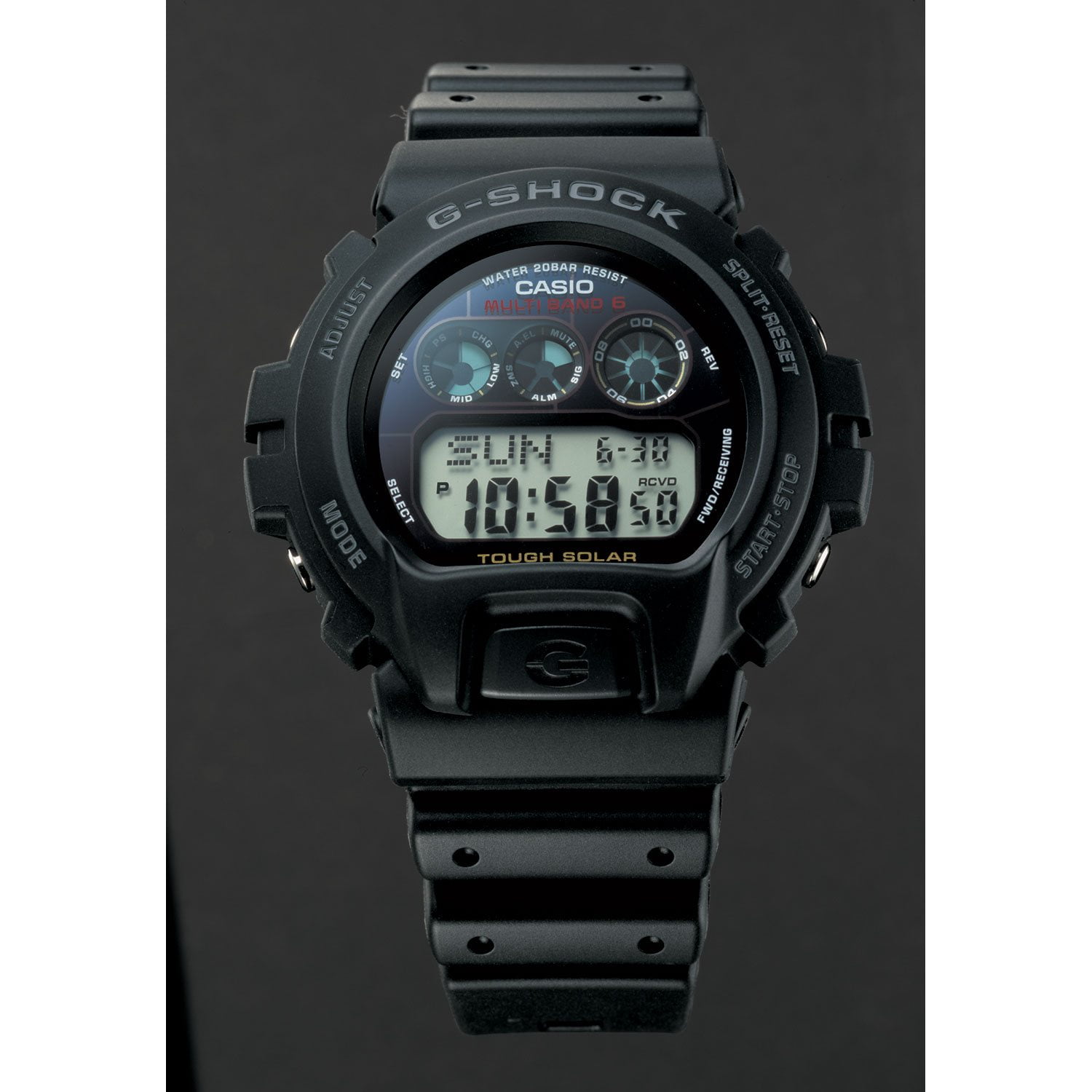 CASIO - sun Casio Men's G-Shock Tough Solar Atomic Digital Watch