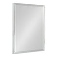thumbnail image 1 of Kate and Laurel Rhodes Framed Decorative Rectangle Wall Mirror, 18.75x24.75 Chrome Silver, 1 of 5