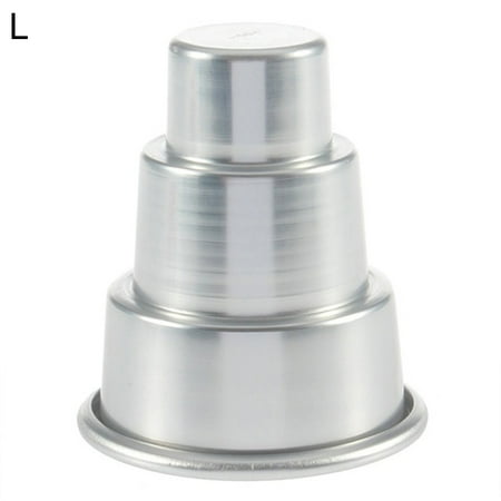 

DIY Mini Three-layer Cake Pan Pudding Mould Muffin Decorating Mold Kitchen Tools