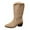 Khaki, variant on UngA Cowboy Boots Women Pointy Toe Women's Western Boots Cowgirl Boots Mid Calf Boots Pink,Size 8