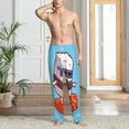 thumbnail image 4 of Salouo Sushi Salmon Surfing Print Pajama Pants for Men, Lounge Pants Elastic Waistband Casual Men's sleepwear Loungewear Sleep Pajama Pant -XX-Large, 4 of 7