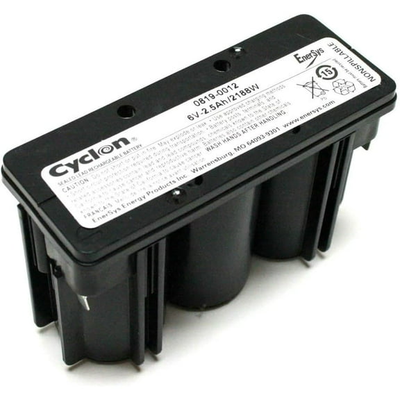EnerSys Cyclon - 0819-0012 6 V 2.5 Ah D Monobloc Sealed-Lead Acid Battery