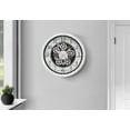 thumbnail image 3 of Clocks - 20" Round - Gear Mechanism - Wall Clock - Antique White - Transitional, 3 of 6