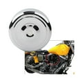 thumbnail image 3 of Chrome 7Inch Round Ripple Air Cleaner Cover for Touring Softail FL FX FXST FLST XL FXD FLT 1971-199, 3 of 5
