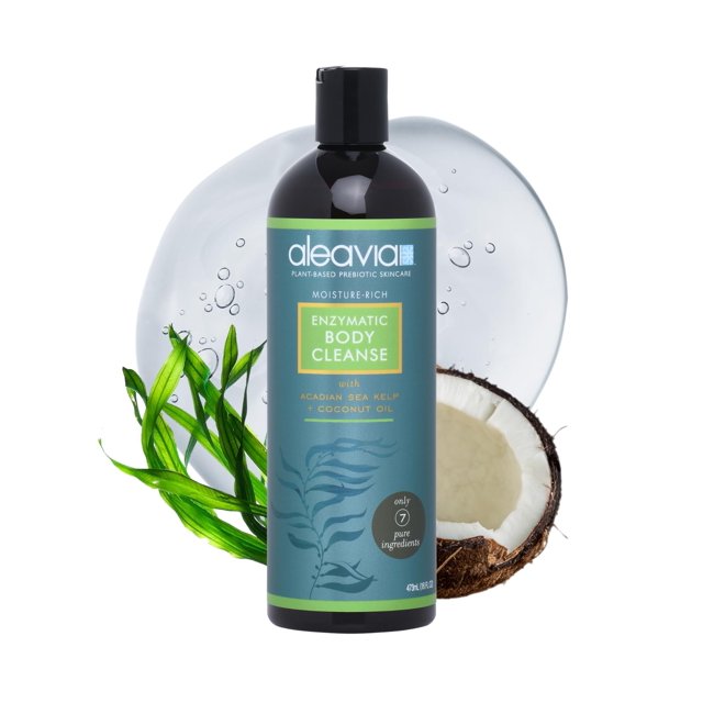 Gel de baño Aleavia Enzymatic Body Cleanse, 480 ml, sin fragancia