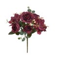 thumbnail image 1 of Inteprter Ramo de flores artificiales, cabezas falsas, rosas, fiesta, hogar, autoensamblaje, ramo decorativo para , boda, exhibición, rojo Type3 NO3, 1 of 6