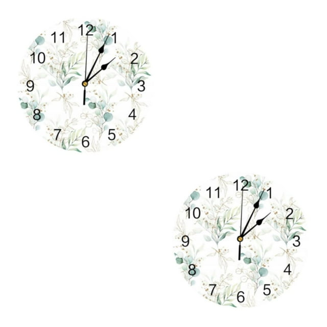 Guardoinrt Hanging Wall Clock Durable Construction For Long-lasting Easy To Read Decorative Wall Clock As Shown type 7 2Set