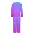 thumbnail image 4 of Womens Tracksuits 2 Piece Outfits Full Zip Sweatshirt Hoodie Jacket and Elastic Drawstring Long Pant Sets Sportswear (L, Pink), 4 of 5