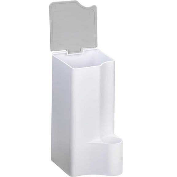 Toilet Bowl Brush Holder,Happon Holder for Clorox Toilet Wand,Compatible with Clorox Toilet Wand Holder only, White & Gray