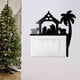 thumbnail image 1 of Pegatina de espejo acrílico de Navidad - Calcomanía de pared de 20x20 cm para marco de puertas y decoración de esquinas de ventana, 1 of 4