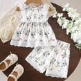 thumbnail image 2 of KEXE 12 Month Girl Clothes Girls Outfits Toddler Girl Outfits Baby Girl Summer Clothes Sleeveless Tops And Shorts Clothing Sets, 2 of 7