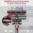 thumbnail image 3 of Cordless Vacuum Cleaner, Brushless Motor with 26Kpa Powerful Suction Stick Vacuum, Up to 45Mins Max Runtime Detachable Battery, 3 of 4