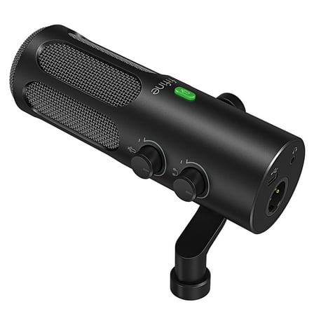 FIFINE TANK3 USB/XLR Dynamic Microphone for Podcast, Professional Studio Recording Mic with Headphone Jack, Gain Control, Mute for PC Computer, Mixer