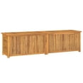 thumbnail image 5 of vidaXL Garden Storage Box with Bag 200x50x53 cm Solid Wood Teak, 5 of 5