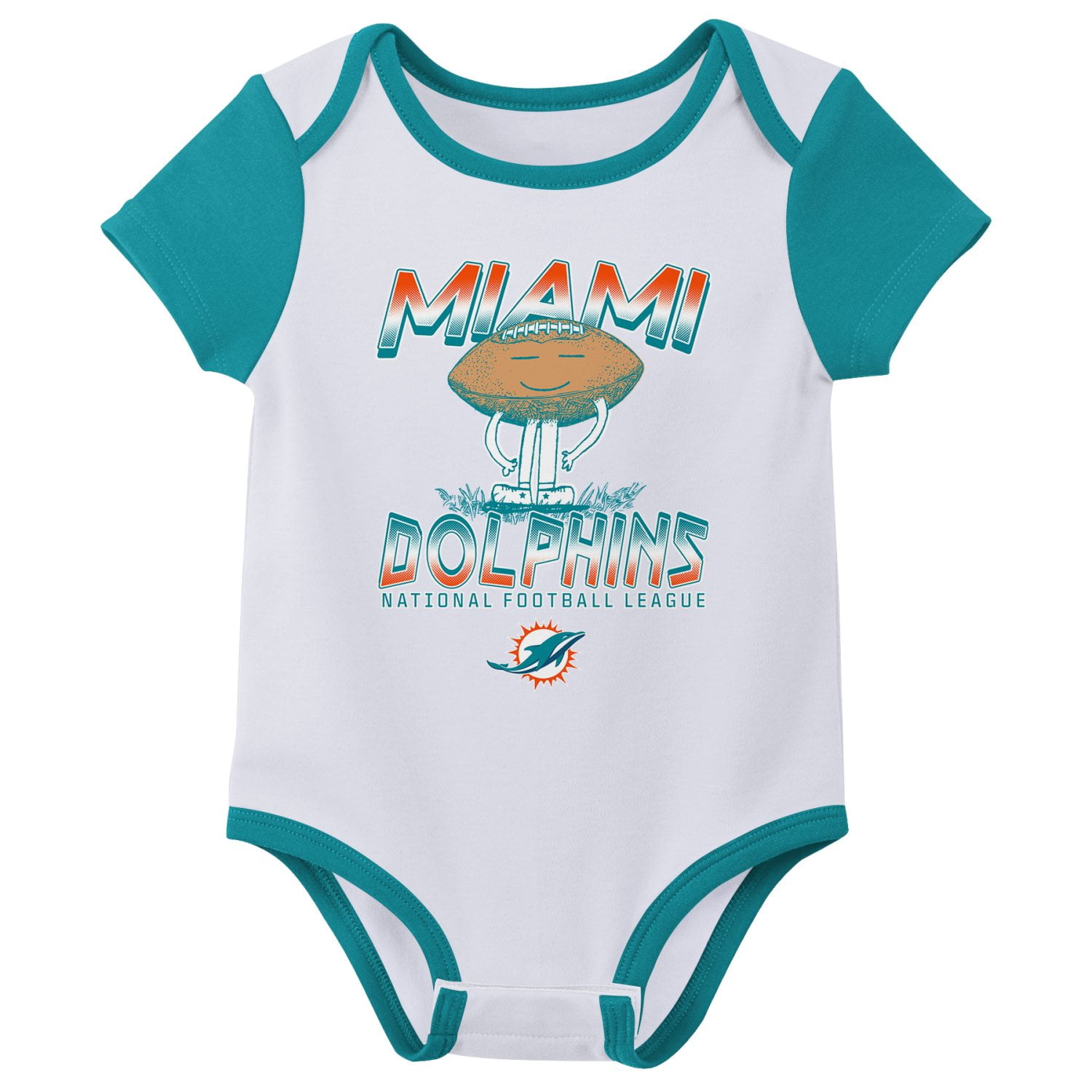 MIAMI DOLPHINS NFL Boys Onesie Game Day Fan Apparel
