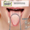 thumbnail image 2 of U-shaped Tongue Scraper Stainless Steel Hy -ys, 2 of 5
