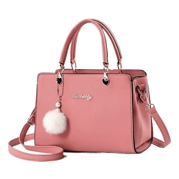Bolsa Mujer Crossbody Bandolera Casual Rosa Walmart en linea