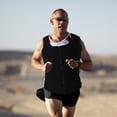 thumbnail image 2 of Chaleco deportivo de compresión para hombre, camiseta de tirantes para entrenamiento, chaleco de compresión para hombre, chaleco deportivo para ejercicio, 2 of 8