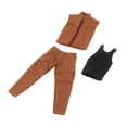 thumbnail image 5 of Kokiya 1/12 Dolls Coat Action Figure Doll Clothes Outfit 1/12 Scale Male Figure Clothes Coffee, 5 of 9