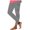 Gray, variant on Feancey Today's Sales of The Day Valentines Day Women's High Waisted Leggings Full Length Stretchy Tummy Control Yoga Pants Holiday Cute Casual Heart Print Workout Tights Black XL