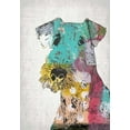 thumbnail image 2 of Ogren, Sarah 14x18 White Modern Wood Framed Museum Art Print Titled - Abstract Dog, 2 of 4