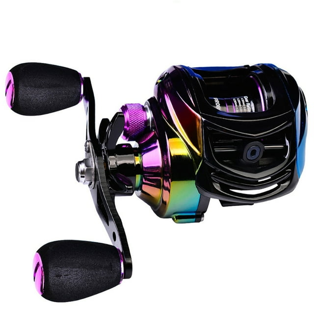 18+1BB Fishing Reel Carbon Shell Lightweight 213g Max Drag 10KG Baitcasting Reel Casting Reel Reel Fishing ,Rigid Aluminum Skeletal Frame
