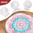 thumbnail image 4 of Round Meditation Cushion, 22" Dutch Velvet Floor Pillow with PP Cotton Filling for Yoga, Zen, Reading, and Floor Seating, Boho Print, 4 of 5