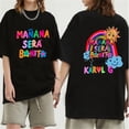 thumbnail image 4 of Camiseta de Manana Sera Bonito para mujer, ropa de calle de manga corta, Karol G Merch Music, Will Be Nice, moda de Sirena, 4 of 4