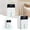 White, variant on Dehumidifier for Home up to 1000 sq.ft, 51 oz Small Quiet Dehumidifier with Drain Hose, Timer Modes Auto Shut Off, 7 Color Night Light for Bedroom Bathroom Basement Decoration